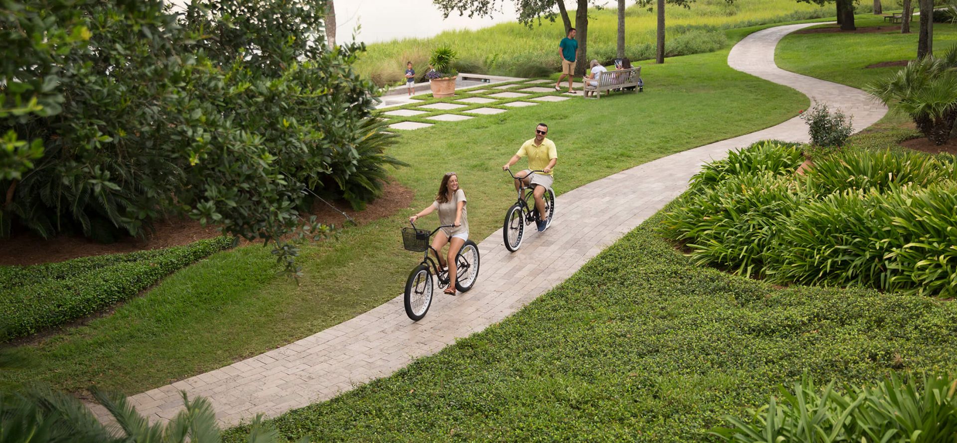 Couple Biking