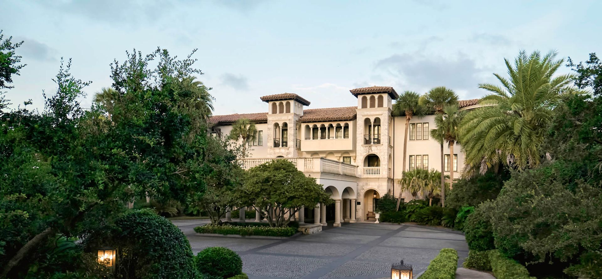 Exterior shot of the main building of the Cloister