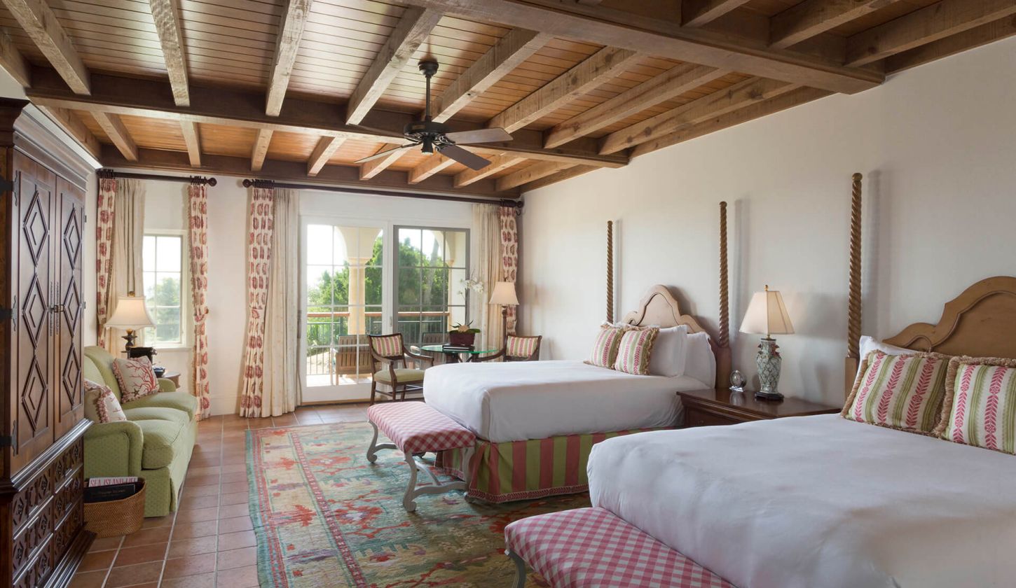 king bed abbot guest room at the cloister ocean residences