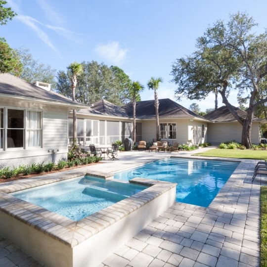cottage 337 backyard pool