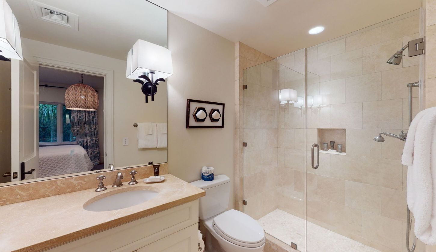 bathroom with walk-in shower