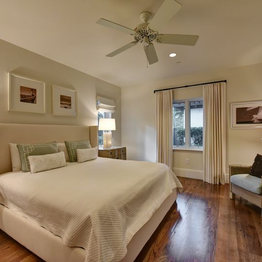 Bedroom with sitting area