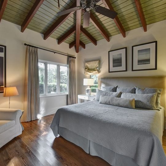 Bedroom with sitting area