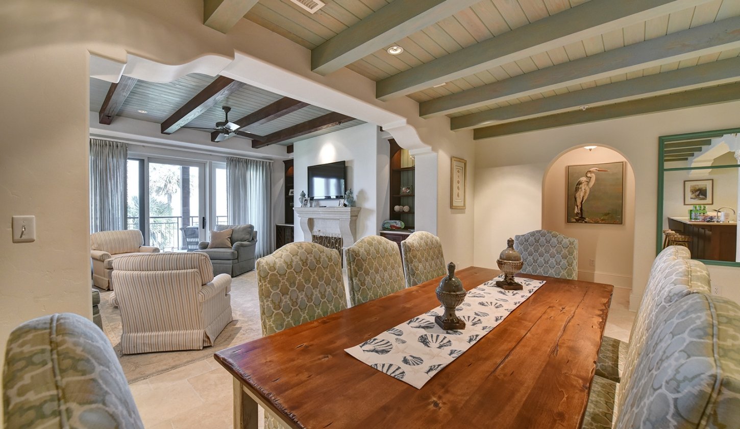 Large dining room table