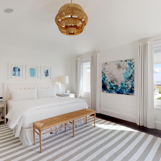 cottage bedroom overlooking ocean
