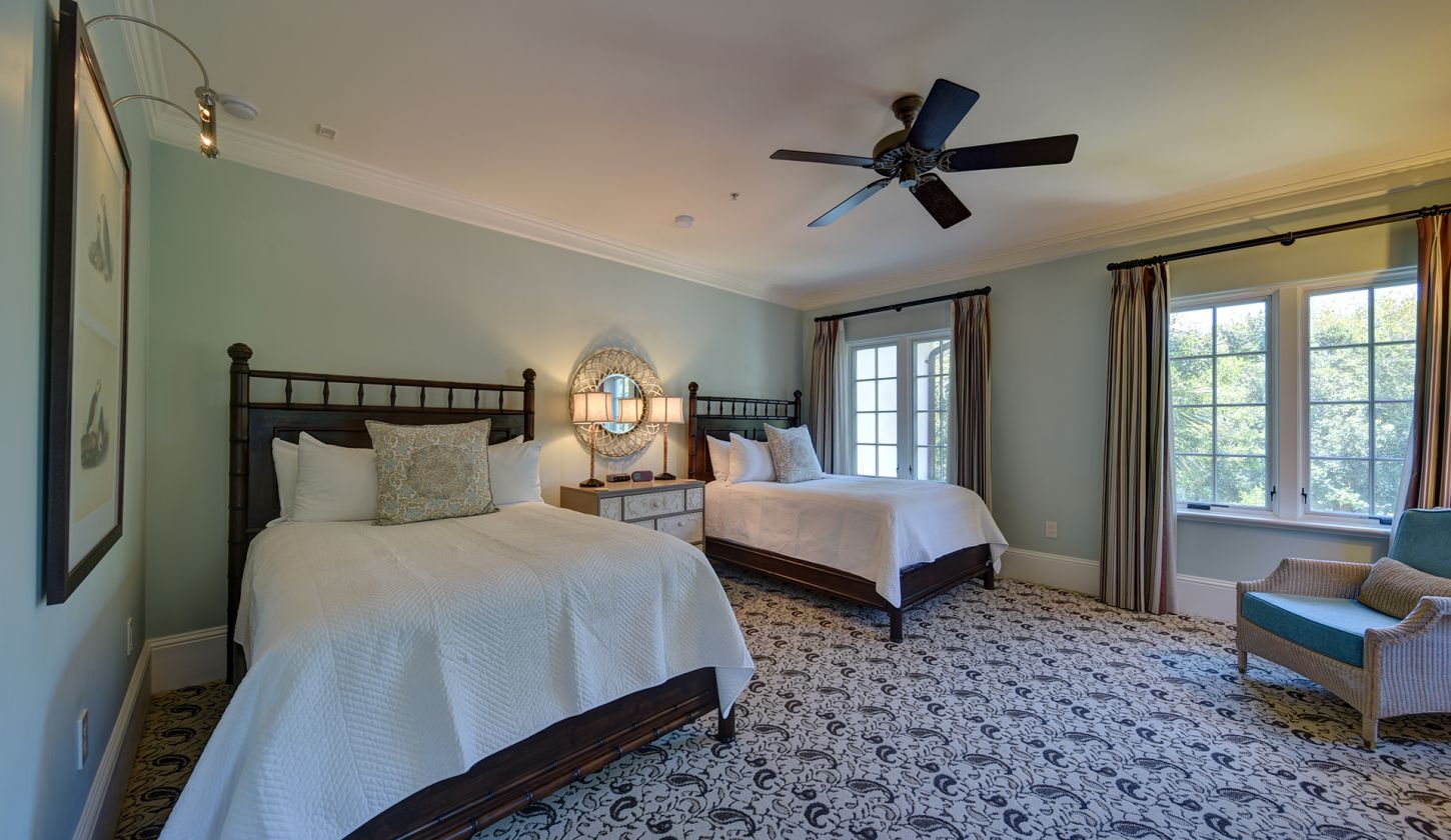 Bedroom with two beds