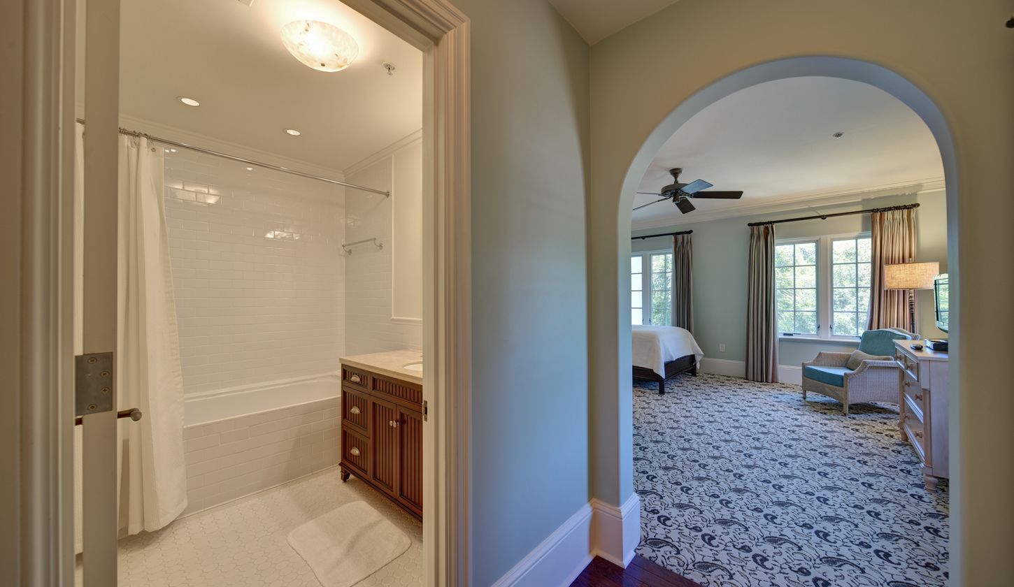 Bathroom with bath tub and shower