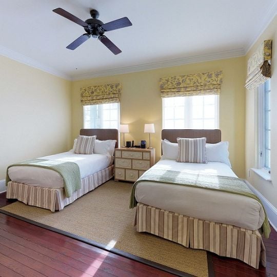 Bedroom with two beds