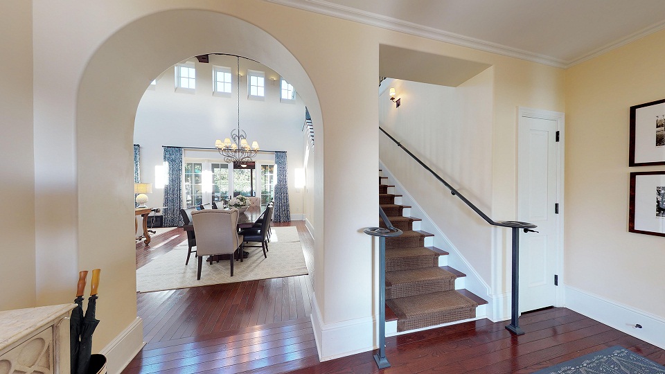 Entryway into the dining room