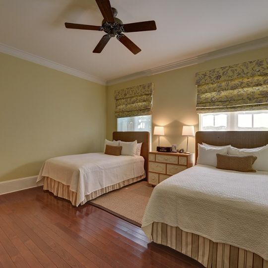 Bedroom with two beds