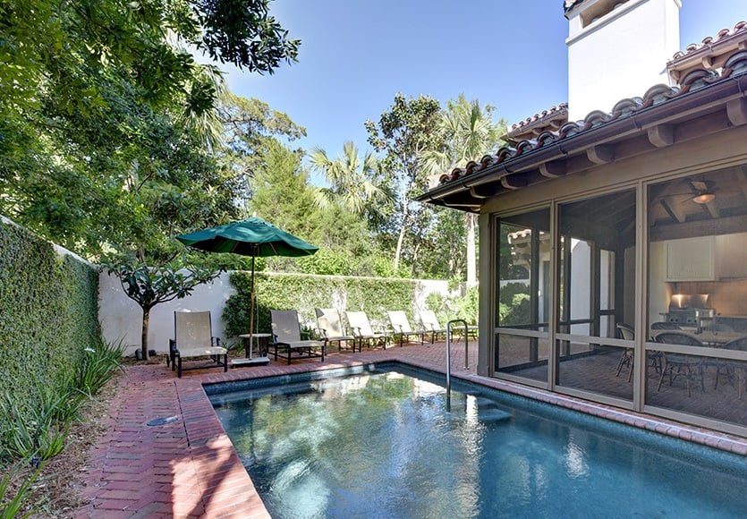 Pool area