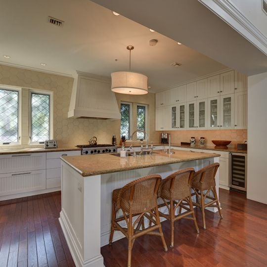 kitchen with island