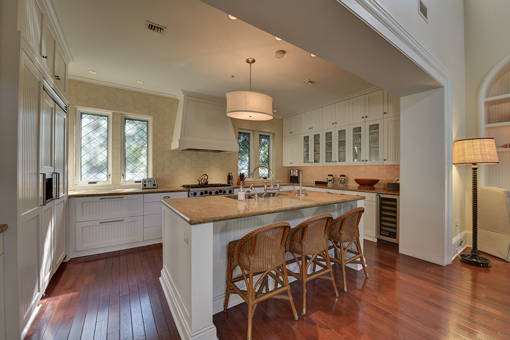 kitchen with island