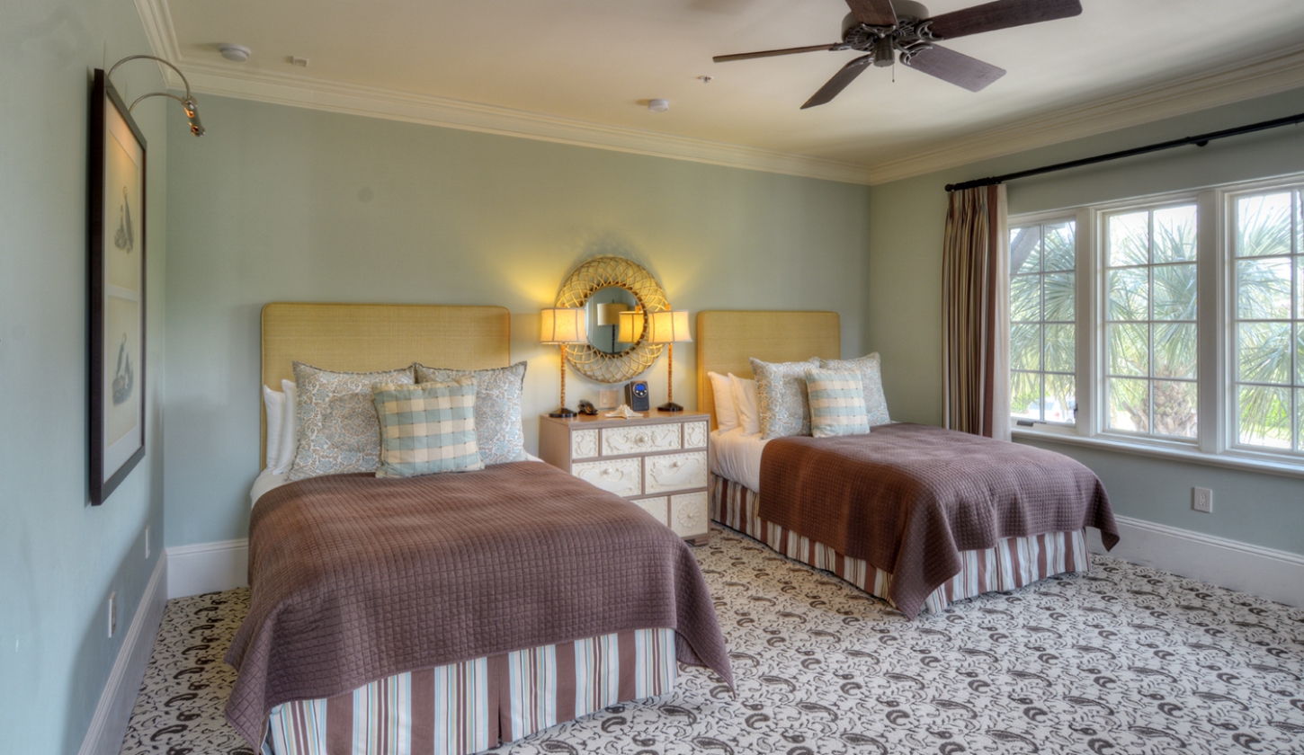 Bedroom with two double beds