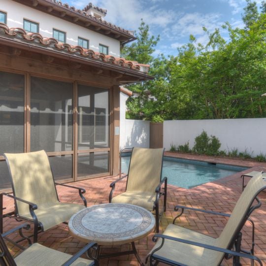 Pool area