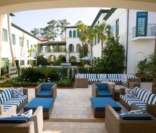 Patio of The Inn