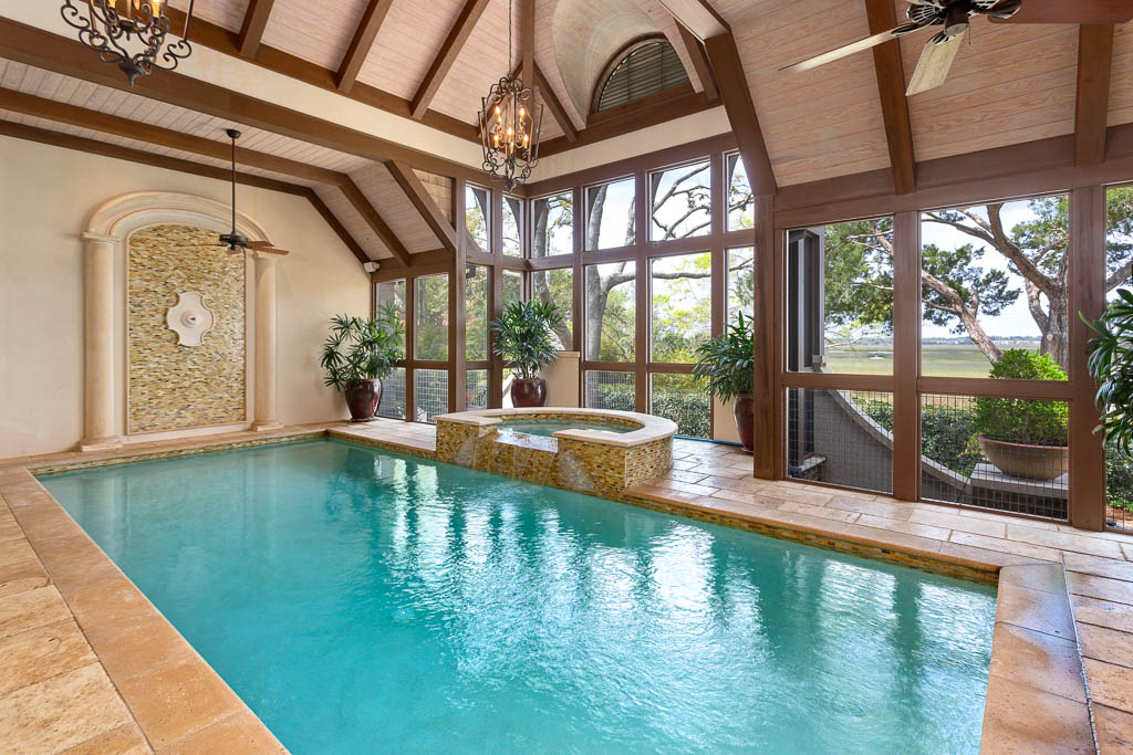 cottage 418 indoor pool view