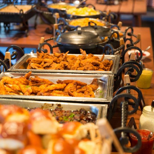 Louisiana Bayou buffet dinner