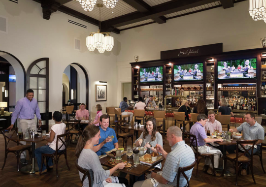 Sea Strike & Pub dining room