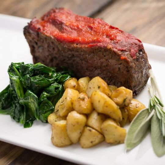 steak and potatoes