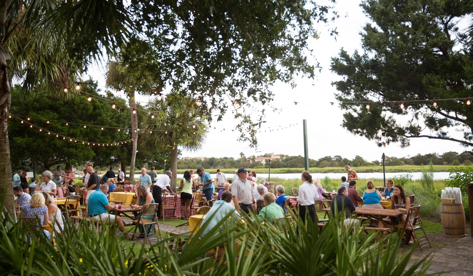 rainbow island supper at Sea Island