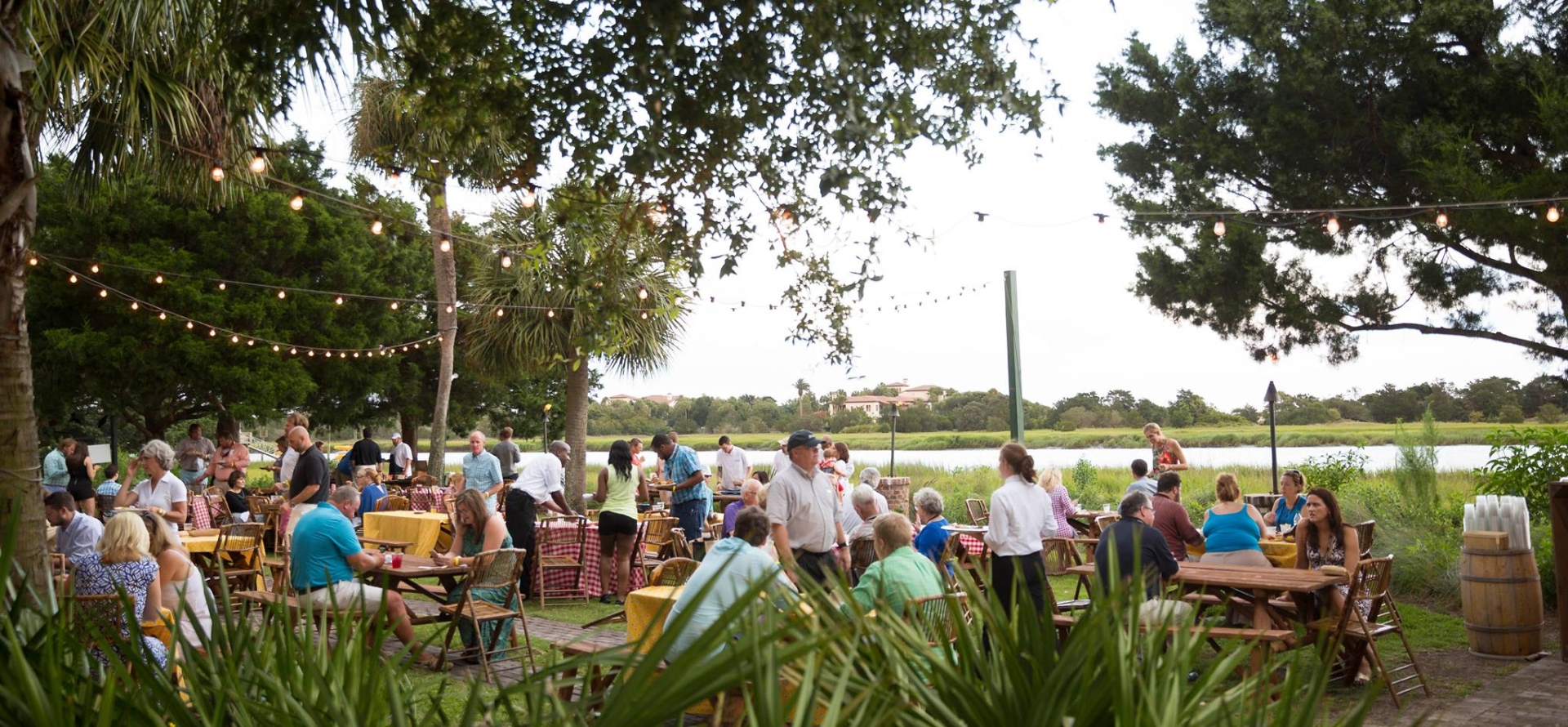 rainbow island supper at Sea Island