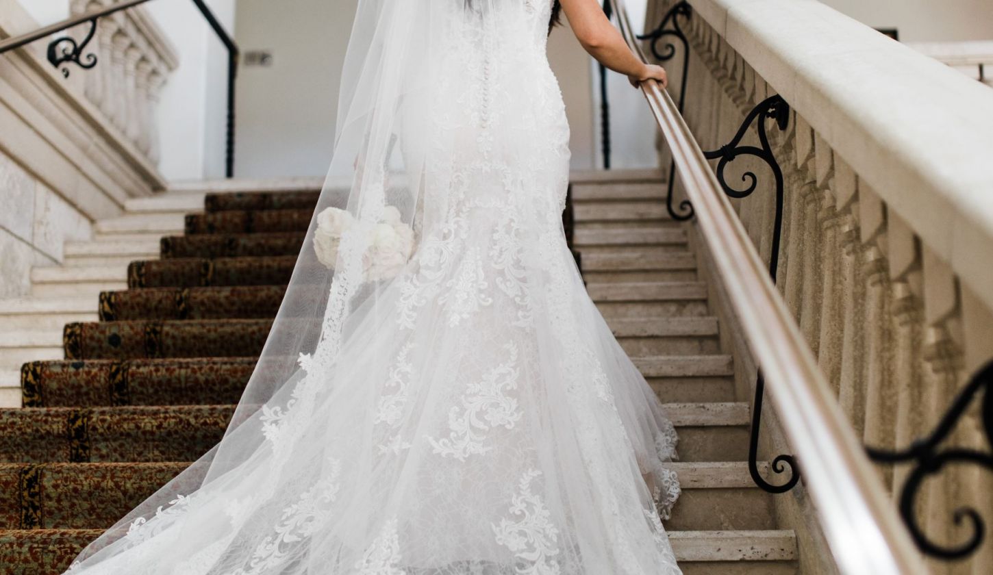 bride in a wedding dress