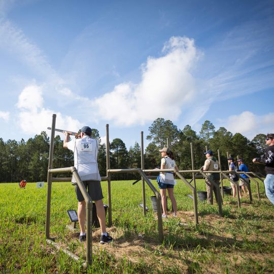 Competitive-style 5-Stand, Rifle and Pistol Range, Sporting Clays Course