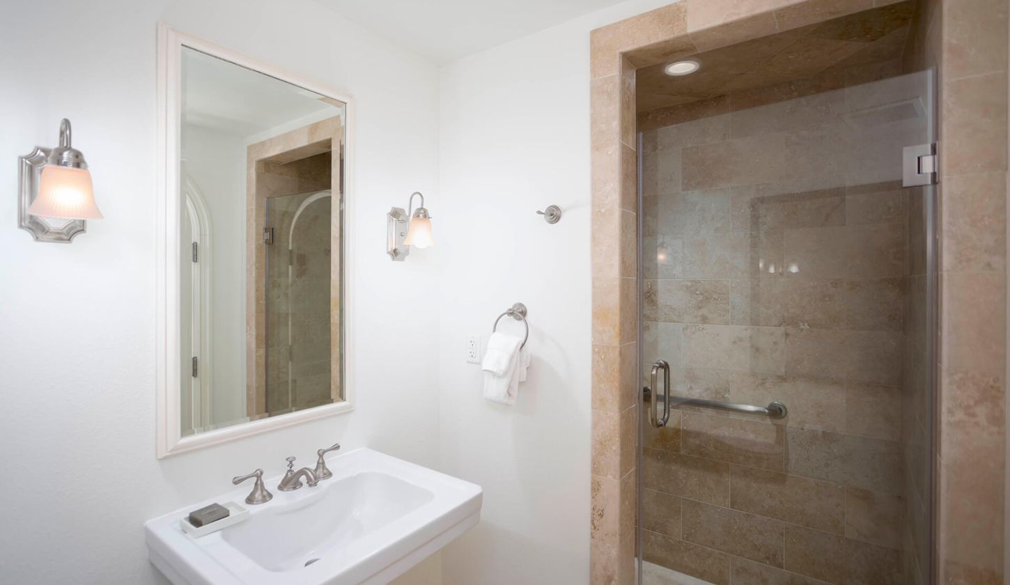 bathroom amenities at the cloister ocean residences