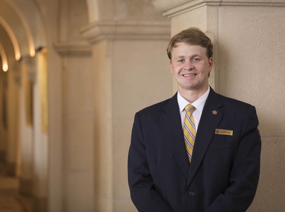 Cameron Dutton, sea island security team member