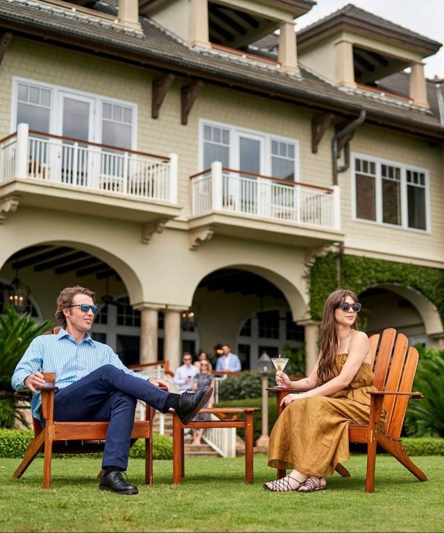 Couple chilling