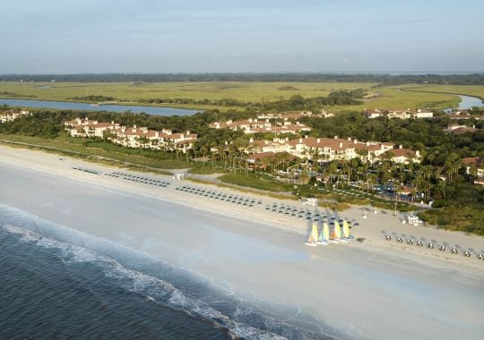 The Beach Club Aerial View