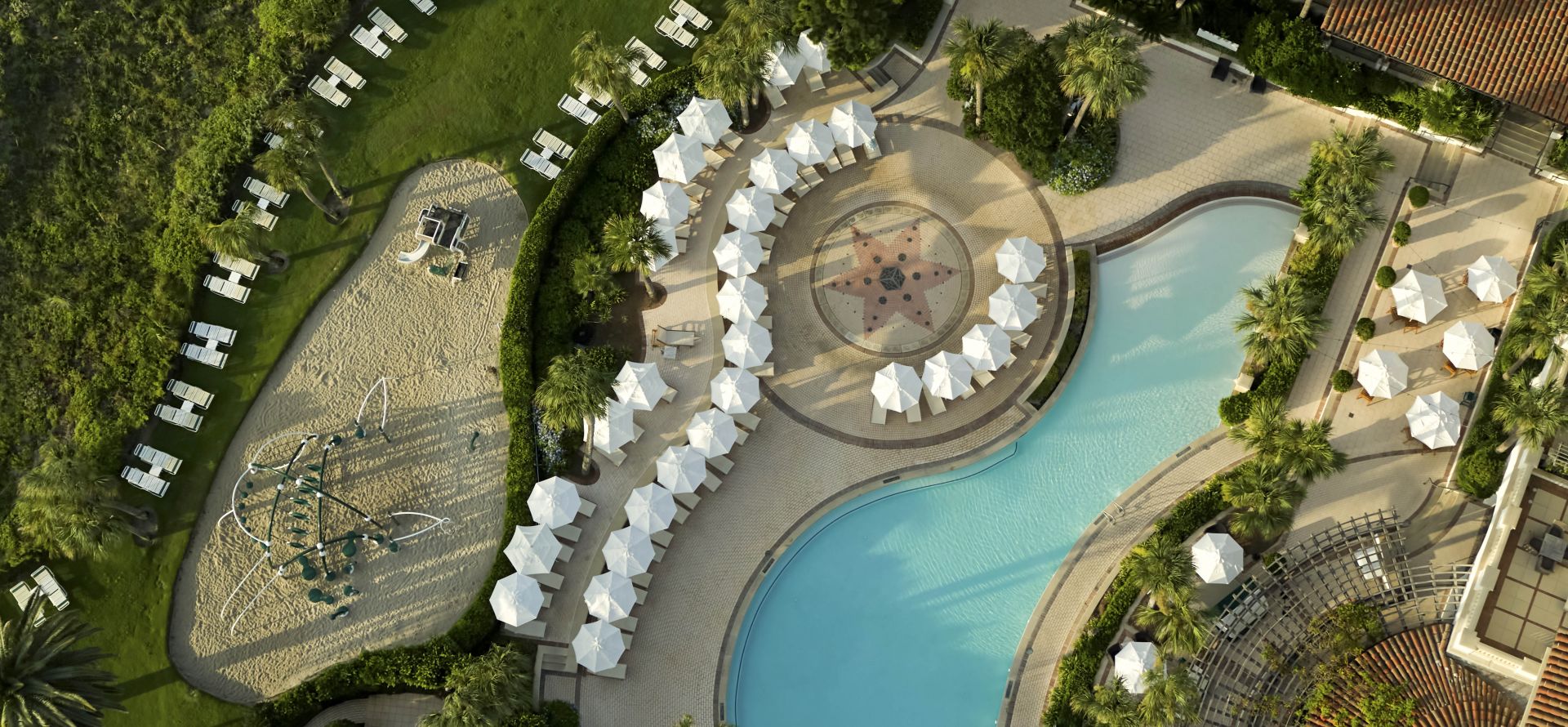 Beach Club Pool Overhead