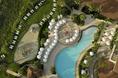 Beach Club Pool Overhead