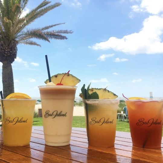 tropical cocktails
