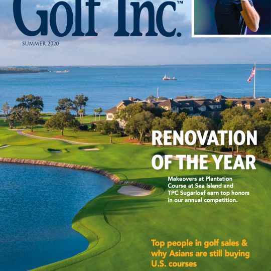 plantation course on the cover of golf inc for rennovation of the year