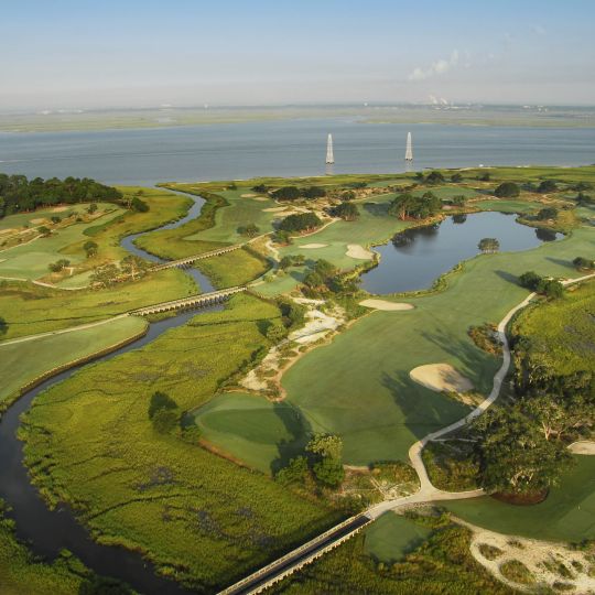 Seaside Course Aerial View
