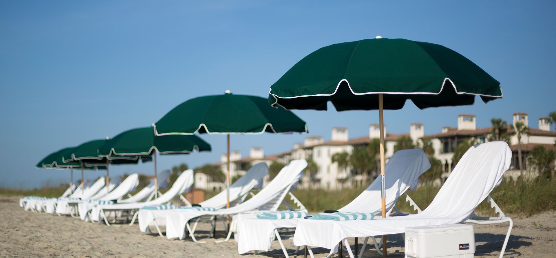 Beach umbrellas