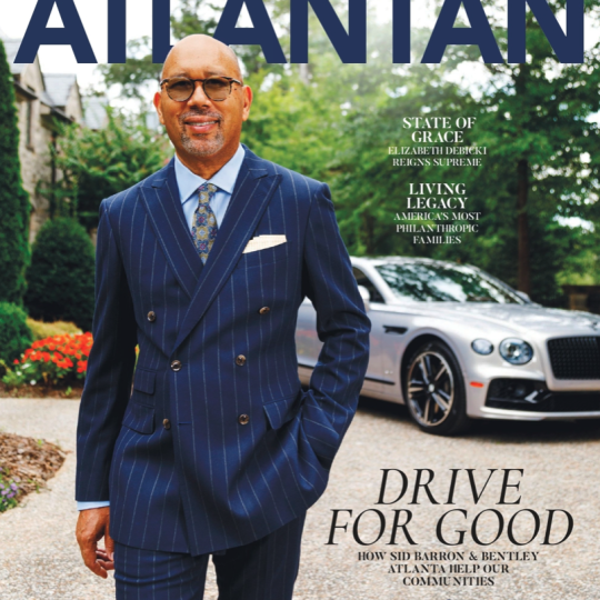 Sid Barron on the cover of Atlantan Magazine