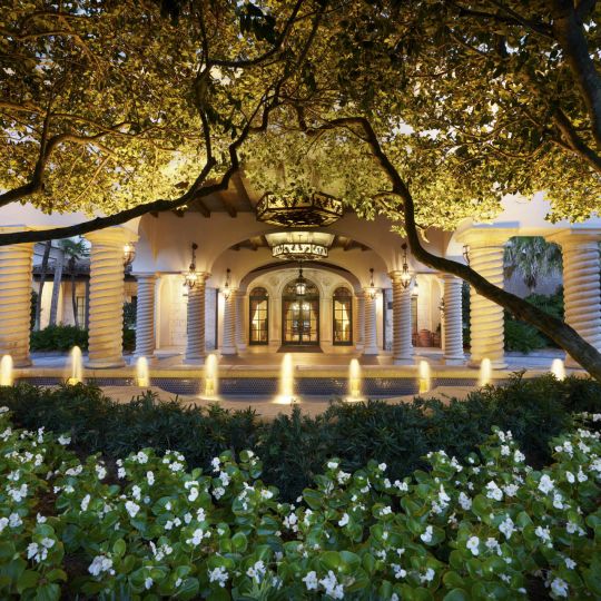 The Cloister Main Building Entrance Fountain