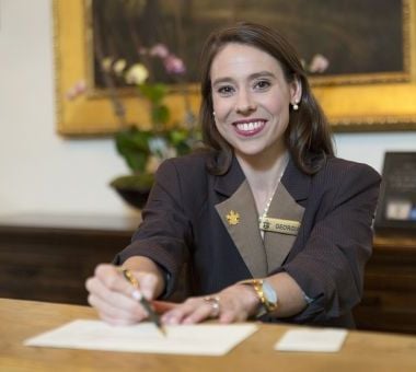 georgia, a front desk sea island team member