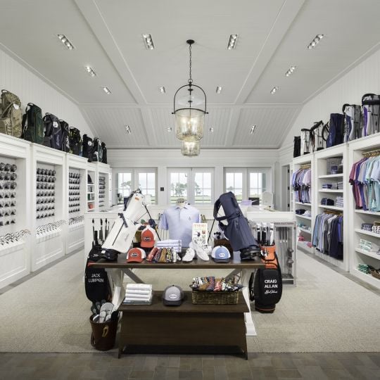 Golf performance retail shop