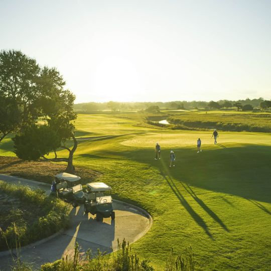 aerial golf course golden isles