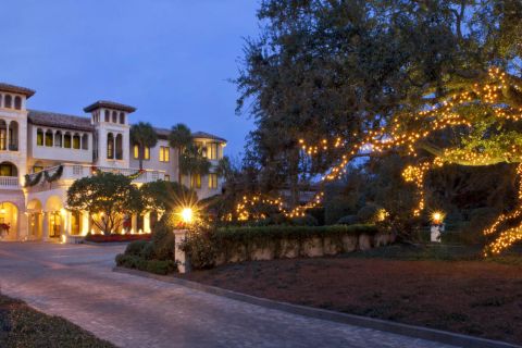 Christmas - The Cloister - Main Building Entrance