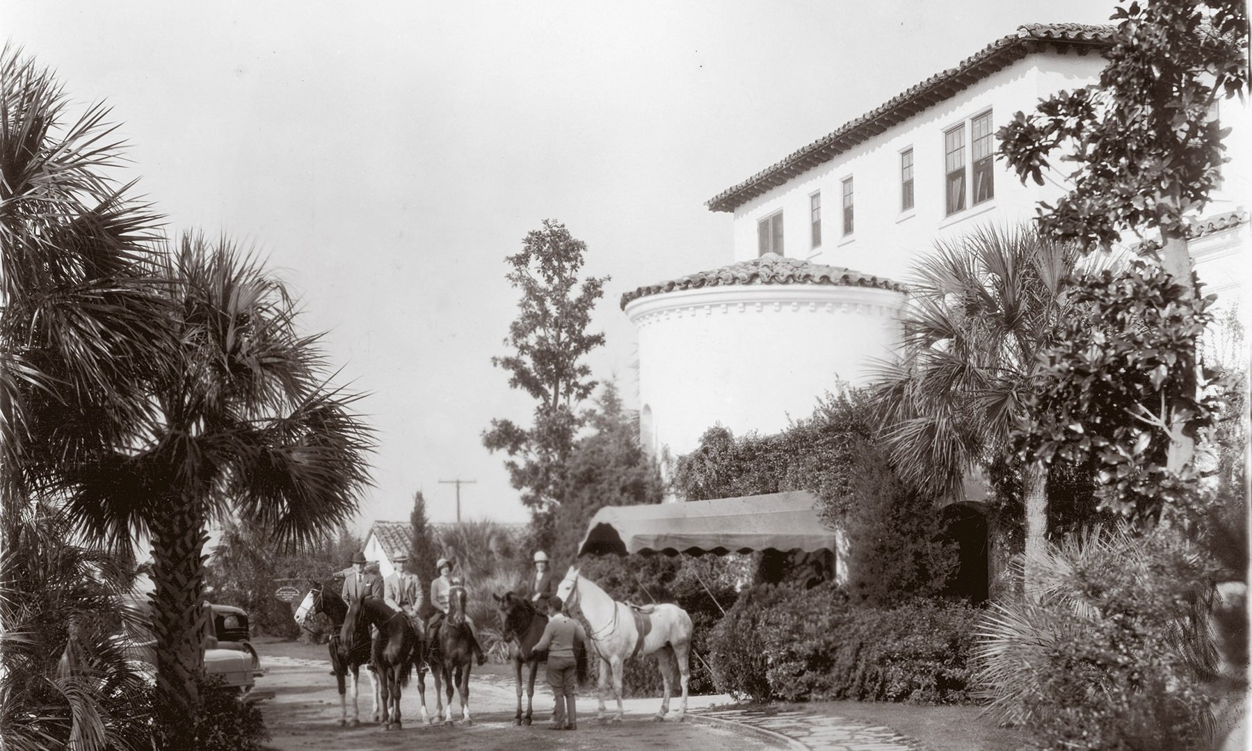Historical photo of The Cloister