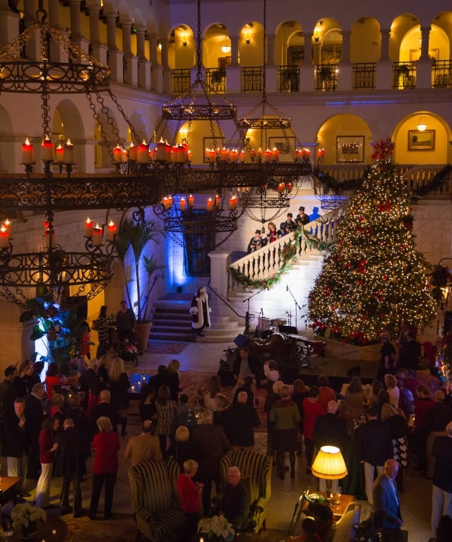 tree lighting holiday Christmas