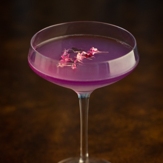 purple cocktail sea island
