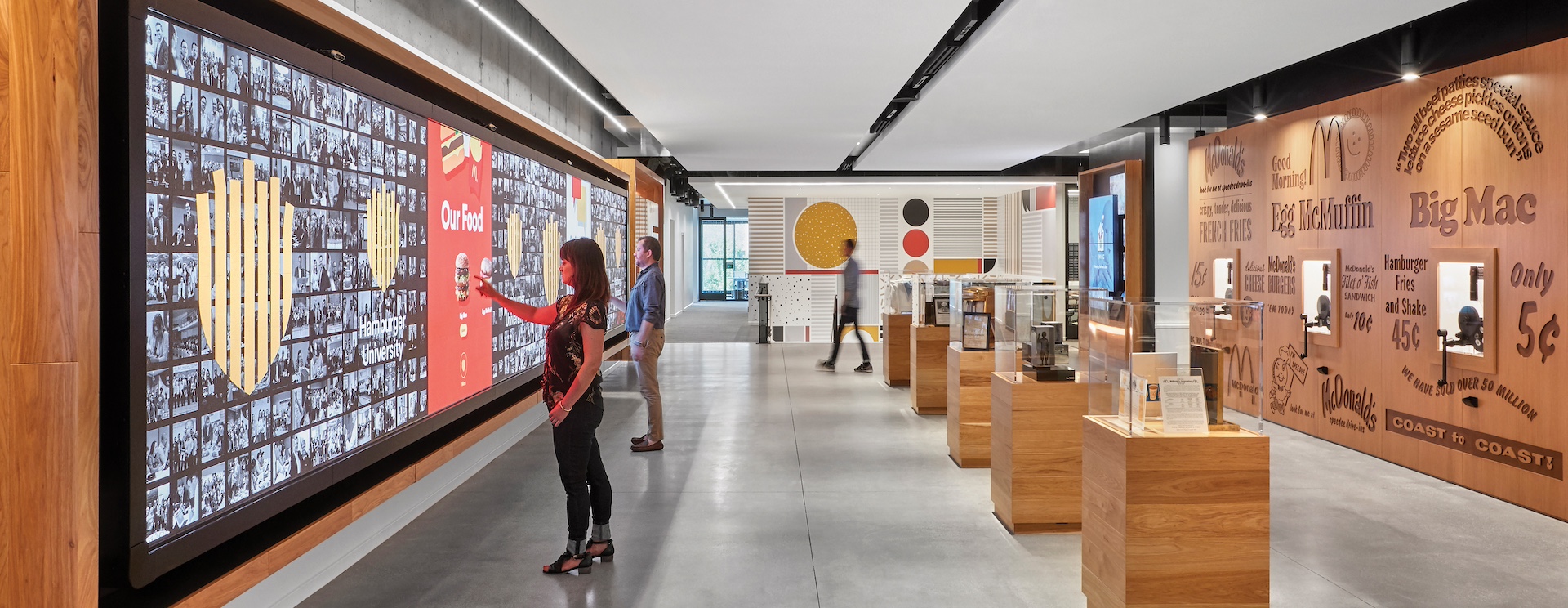 McDonald's headquarters and Hamburger University designed by Studio O+A and IA Interior Architects.