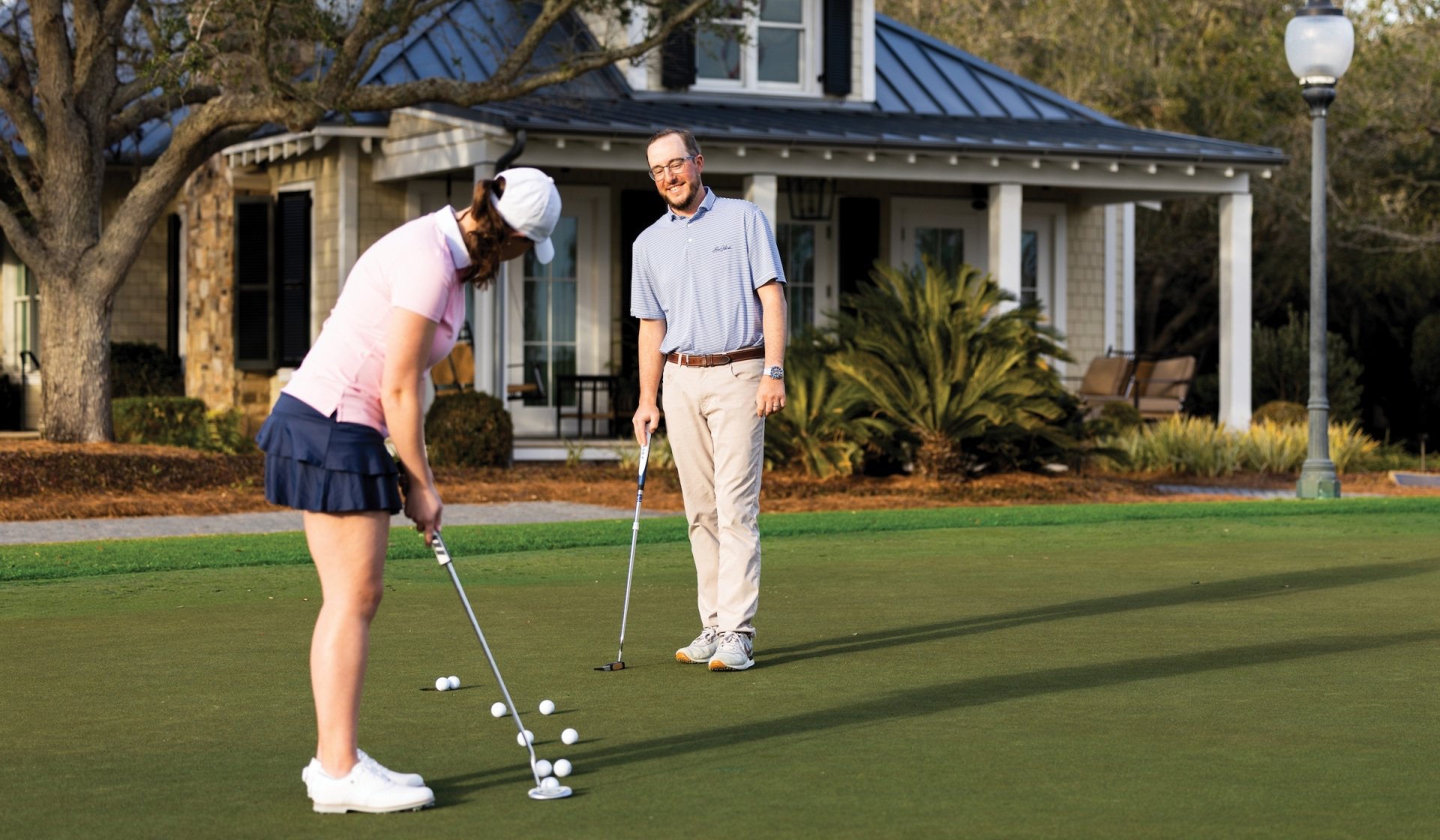 A lesson with David Angelotti, Senior Putting Instructor.