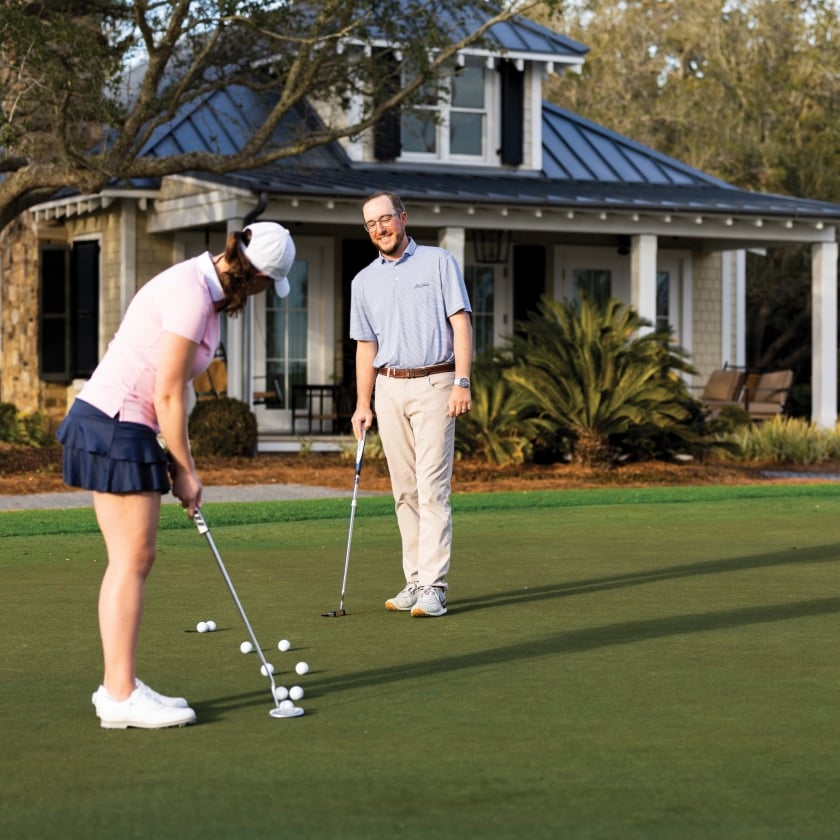 A lesson with David Angelotti, Senior Putting Instructor.